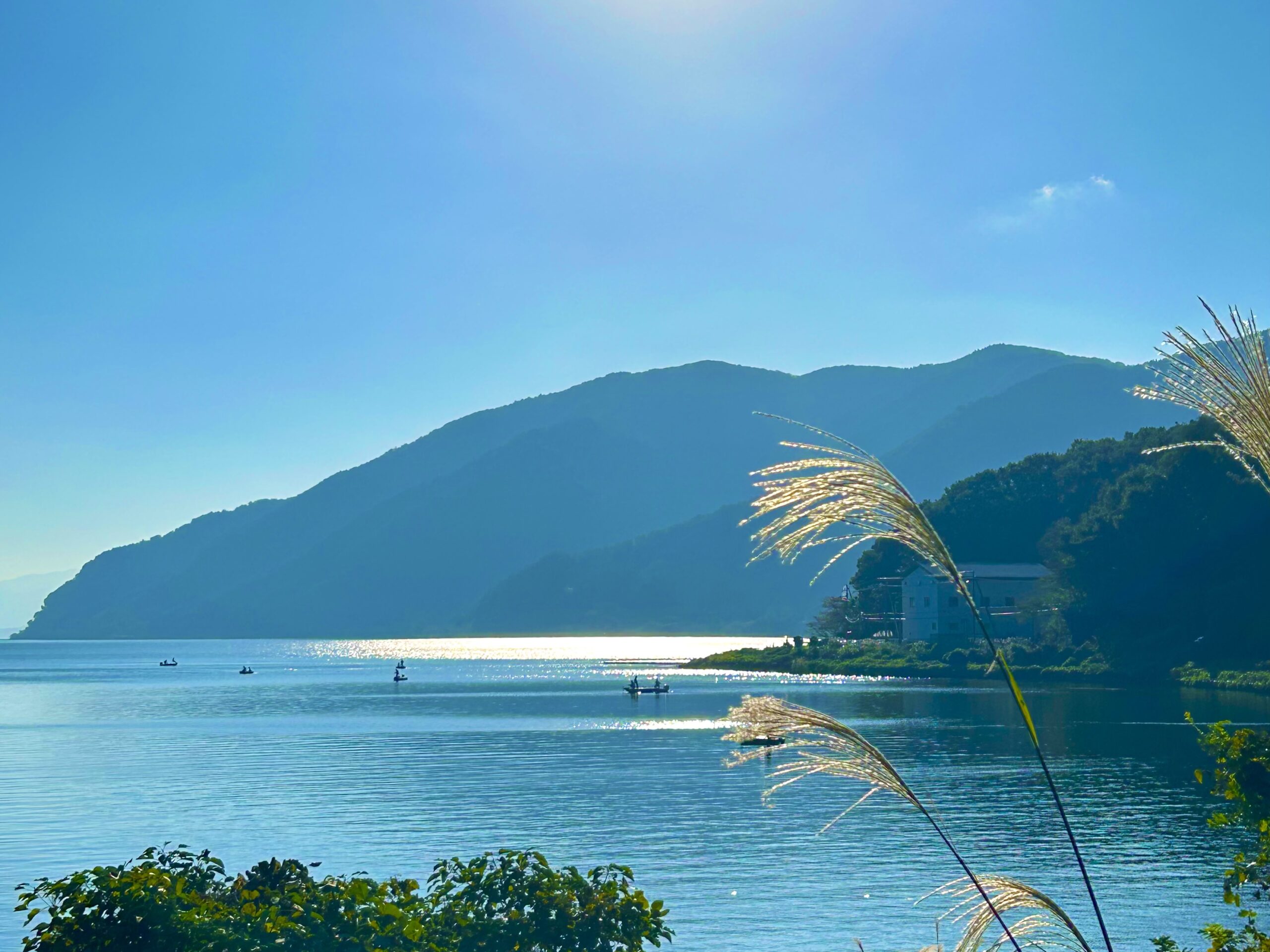 撮りにこんせ‼フォトコンテスト|滋賀・長浜北部|11月11日2枚目 キラキラのびわ湖